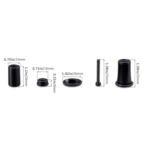 Aluminum Alloy Bike Handlebar End Caps - 2 Pack