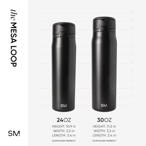Simple Modern 30oz Water Bottle with Straw & Handle - Cateye Strawberry Milk