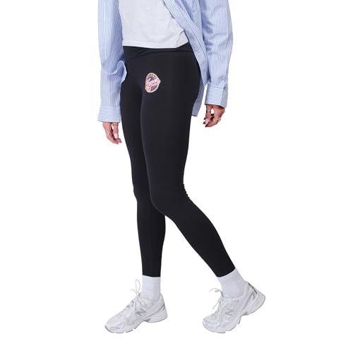 WNBA Indiana Fever Women's Super Soft Leggings - Small Black