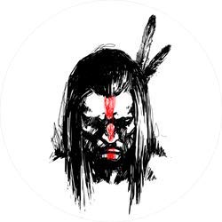 Native American Warrior Stickers - Pack of 4 Waterproof Vinyl Decals