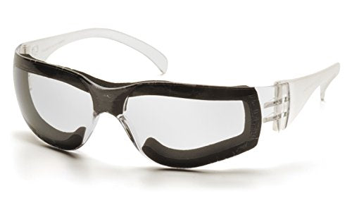 Safety Glasses with Full Foam Padding and Clear Anti-Fog Lens