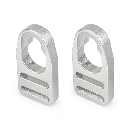 Kayak Seat Strap Replacement Buckle Clips 4pcs Aluminum, Silver – Fits Lifetime Emotion Style Seats