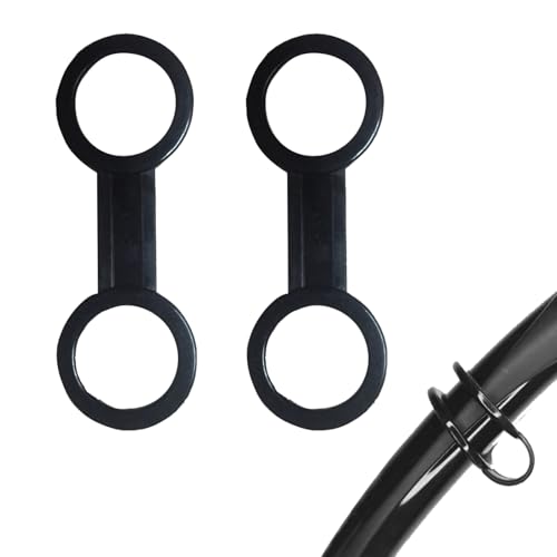 Silicone Snorkel Keeper Clips for Diving Masks - 2 Pack