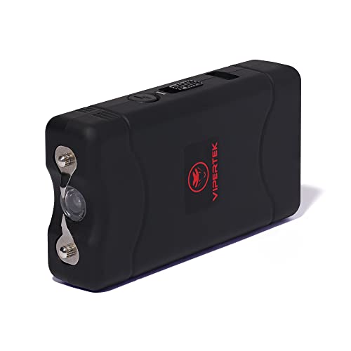 Mini Stun Gun with LED Flashlight - Rechargeable Self Defense
