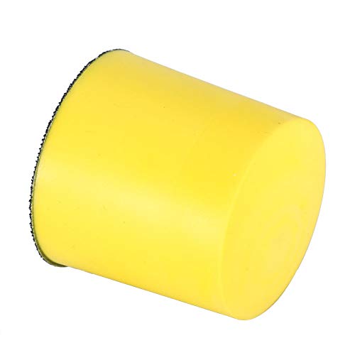 YWBL-WH Hand Sanding Pad Hand Sanding Blocks Round 2Inch Foam Sanding Pad Block Dust
