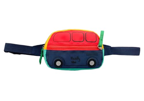 Kids Fanny Pack - Small Red Crossbody Bag for Boys