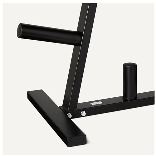 Weight Plate Tree Rack - Durable Steel, 300 lbs Capacity, 2" Storage