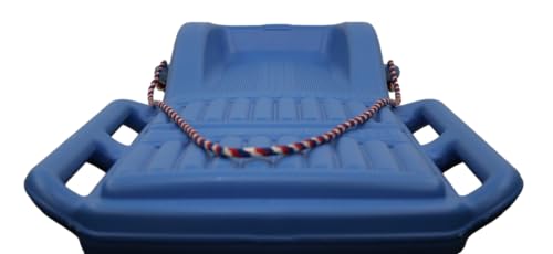 Retro Racer Snow Sled - Durable Design, Cool Blue - 1 Pack