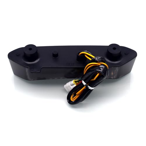 MZS YZF R1 WR250R WR250X Tail Light with Integrated LED Turn Signals Smoke Lens