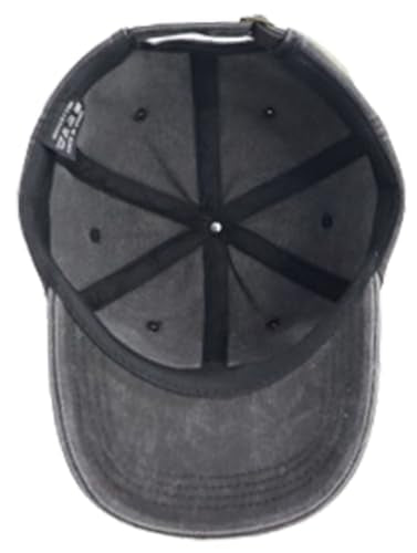 Built in the Forties Baseball Hat for Men & Women - Black Cotton, Original 90s & 80s Style