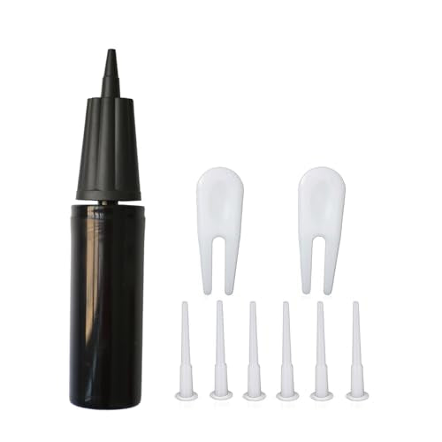 Two-Way Hand Pump Inflator - 9 Inch Portable Pump for Exercise Balls & Inflatables