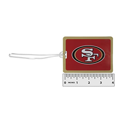 San Francisco 49ers Vinyl Luggage Tags - Set of 2