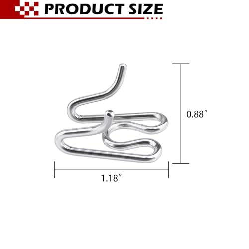 Dog Collar Extension Links - 2.25mm Silver, 4 Pack