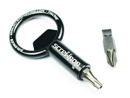 Screwpop Universal Magnetic Bit Holder Keychain Screwdriver with Bottle Opener
