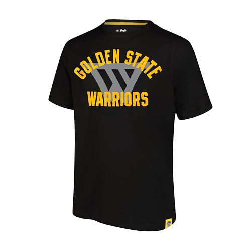 NBA Men's Golden State Warriors Black XL Official Game Day T-Shirt