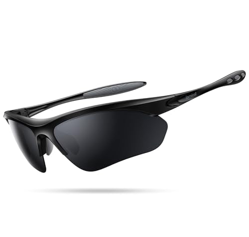 Polarized Sports Sunglasses with UV400 Protection for Outdoor Activities