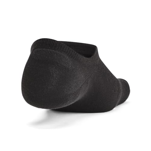 Under Armour Unisex Adult Ultra Low Tab Socks 6-Pack - Small/Black/Halo Gray