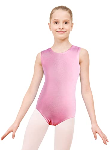 Girls Gymnastics Leotard & Ballet Dance Outfit - Pink, 2-3T