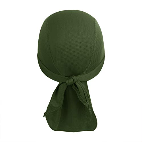 Quick-Dry Cycling Bandana Sun Protection Beanie - Army Green