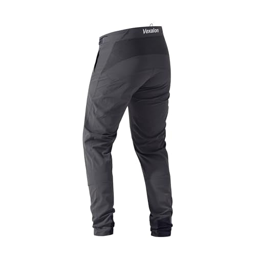 VEXALON Men's Mountain Bike Pants 32 Dark Grey Quick-Dry Breathable Cycling Gear