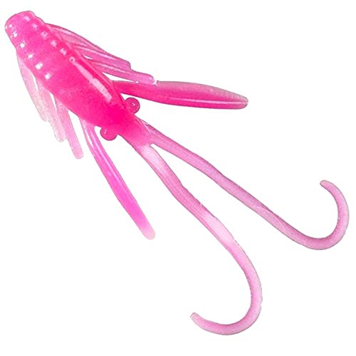 PowerBait Power Nymph Pink Shad 1" Fishing Bait - 12 Count