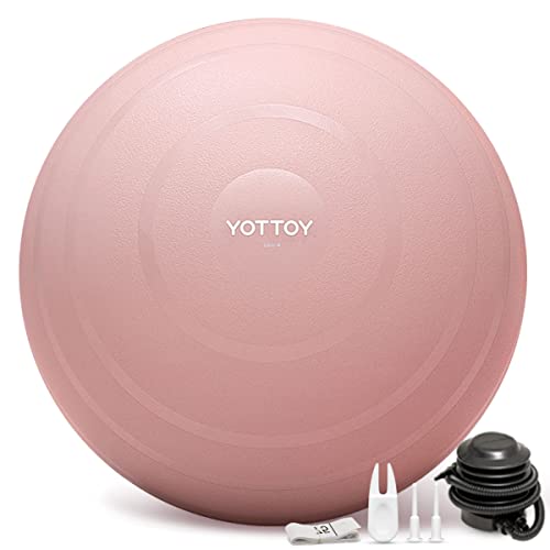 Anti-Burst Exercise Ball for Yoga, Fitness & Pregnancy - 2000lbs Capacity