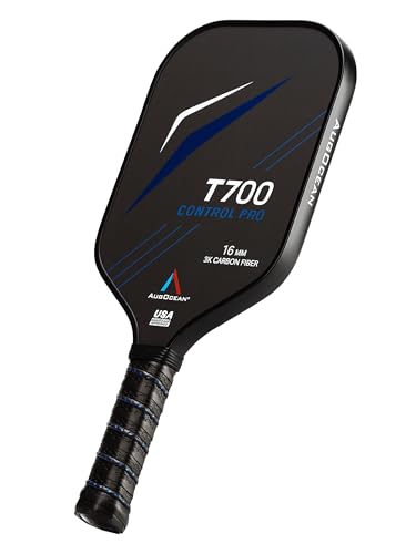 Black USAPA Approved Carbon Fiber Pickleball Paddle Set - Pro 16mm T700SC, High Spin & Control