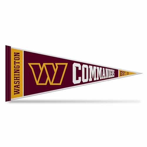 Washington Commanders NFL Felt Wall Pennant - 12" x 30" Decor