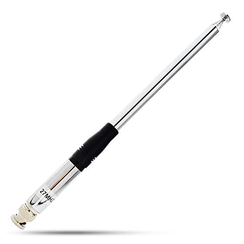 UAYESOK ROD130 Telescopic 27MHz CB Antenna with BNC Connector - Signal Boost