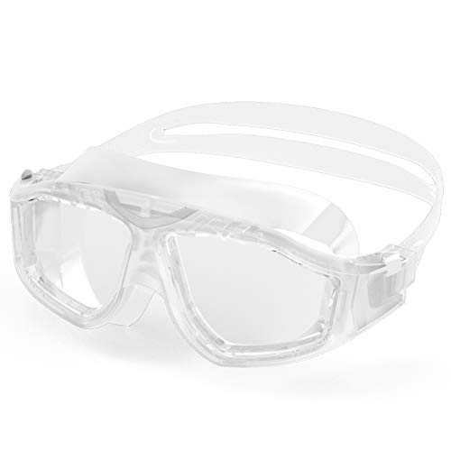 OutdoorMaster Wide View Swim Mask for Adults, Anti-Fog & UV Protection