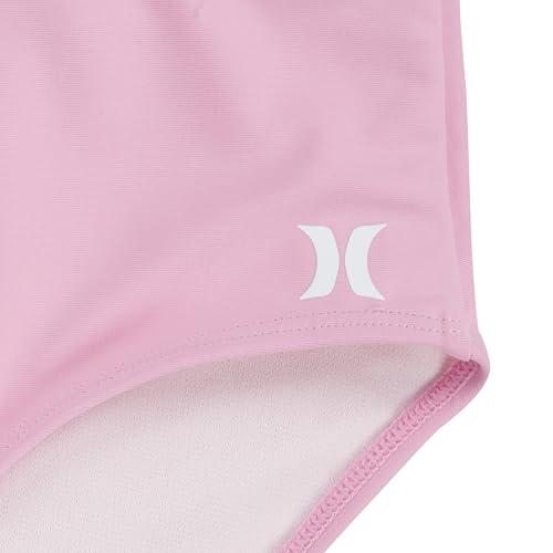Girls' 1-Piece Cut Out Swim Suit - Medium / Pink