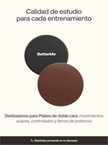 Pilates Sliders - Dual-Sided Core Training Gliders - Chocolate Brown