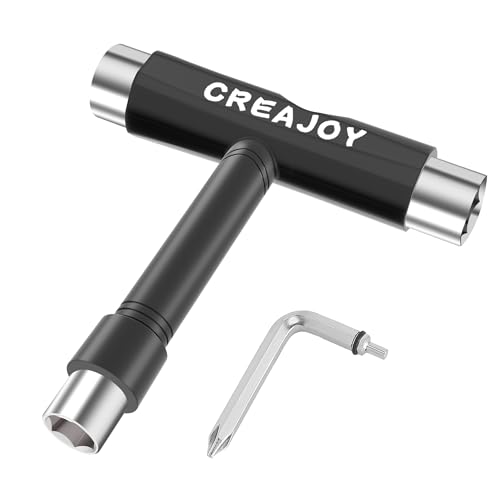 Multi-Functional Portable Skate Tool for Skateboards - Black