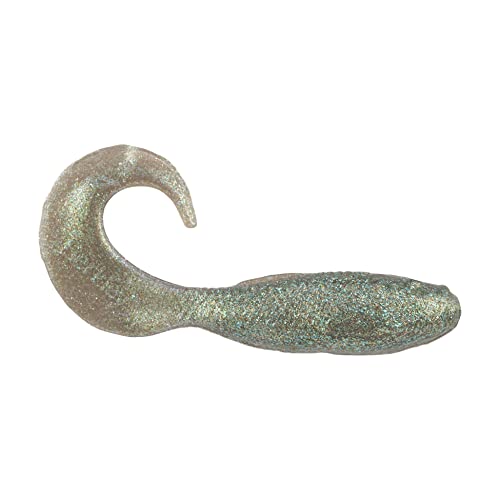 Saltwater Swimming Mullet Soft Bait - Green Chrome / 4"