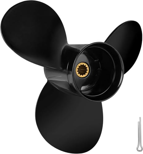 JSPROP Aluminum Outboard Propeller 9 1/4 x 9 RH for Evinrude Johnson 8-15HP