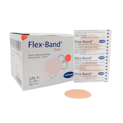 Flexible Adhesive Bandages - Oval, Latex-Free, 1 Count