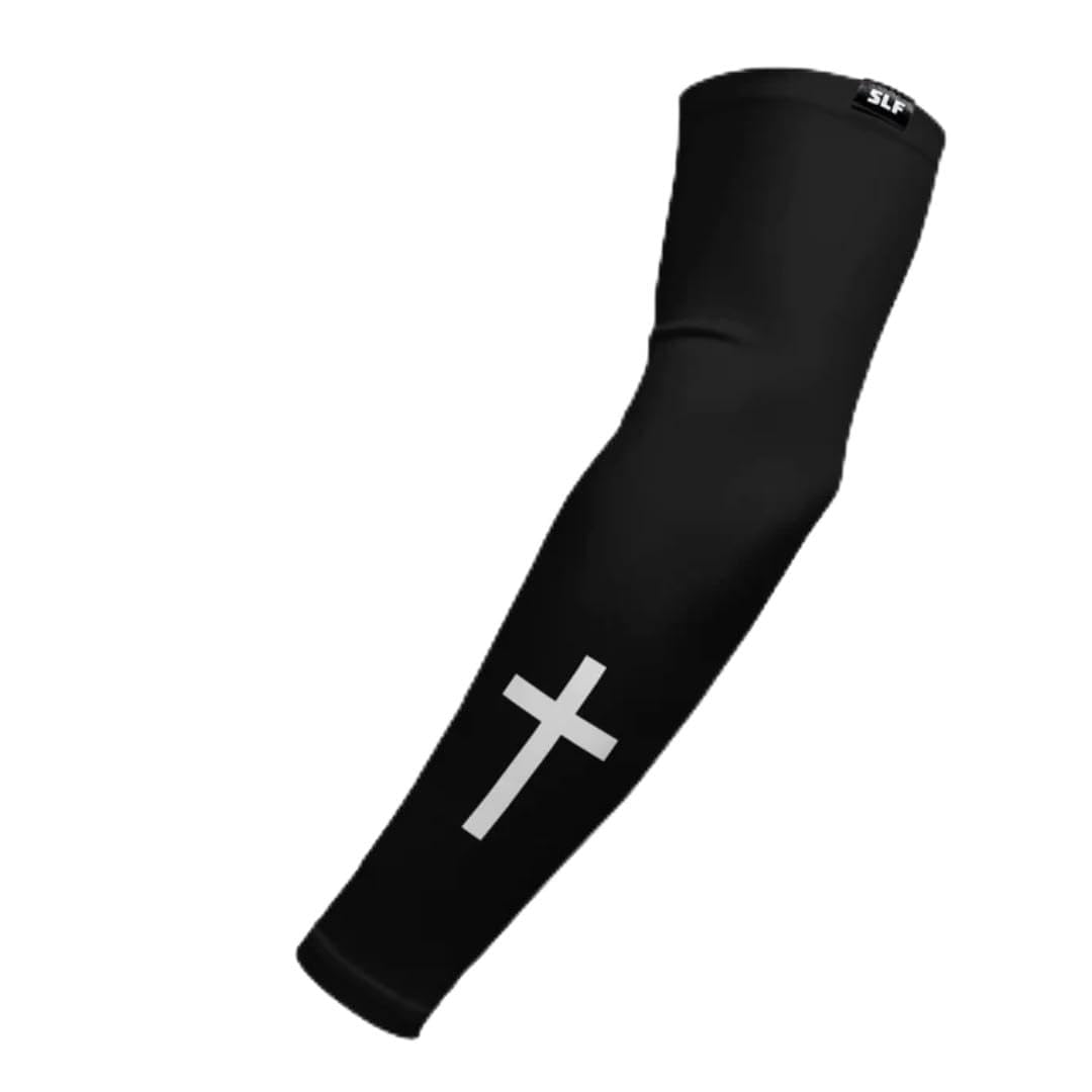 Faith Cross Black Arm Sleeve