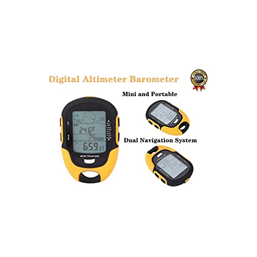 Digital Altimeter Barometer - Waterproof GPS Navigation for Hiking