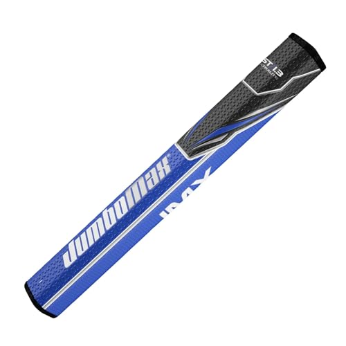 JumboMax Ultralite Oversized Putter Grip - Blue/Black, USGA Approved, 1.3-inch Diameter