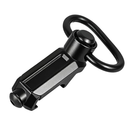 Picatinny Rail Sling Mount with Quick-Detach Swivels - 2-Pack
