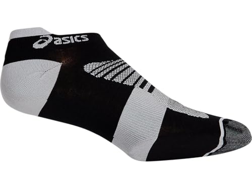 ASICS Men’s Quick Lite Plus 3-Pack Socks - Medium, Brilliant White/Performance Black