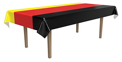 German Table Cover - 54x108 Inch Plastic Decor - 1 Pack
