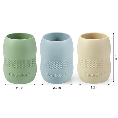 Silicone Baby Training Cups - 3 Pack for Toddlers