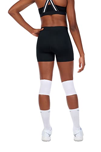 Mizuno Women's Vortex V2 Volleyball Shorts Medium Black - Moisture-Wicking, Tagless Fit