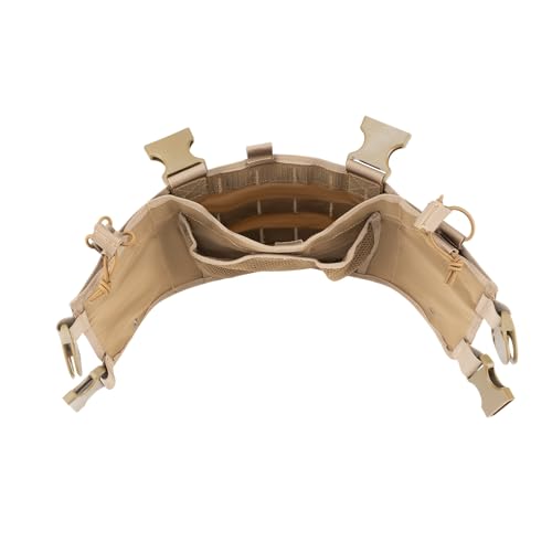 Modular Chest Rig with Removable Mag Pouches - Brown