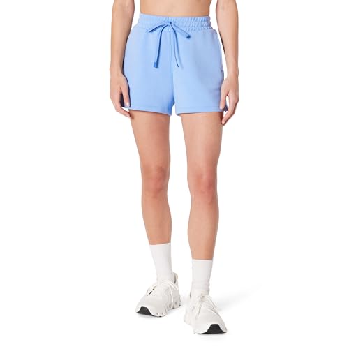 Women's Relaxed-Fit High Waist 4" Active Shorts - Medium Cornflower Blue