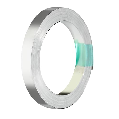 Nickel Strips for Battery Welding, 0.15mm Thickness, 7mm Width, 10m Roll - Durable Nickel Tape for Lithium Ion Battery Pack Assembly and Spot Welding