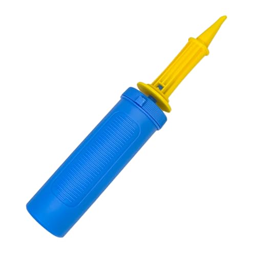 Dual-Action Handheld Balloon Pump - Portable Manual Inflator - Blue