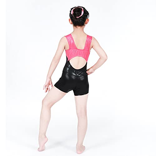 Girls' Sparkle Gymnastics Shorts - Athletic Dance Tumbling Bottoms - 2-3T Black