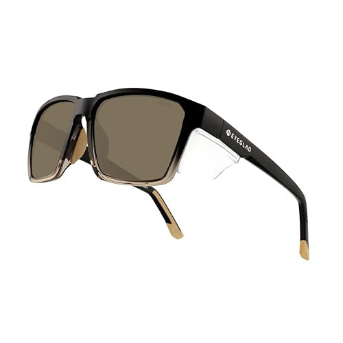 VETRA Z87+ Certified Safety Glasses HD High Contrast UV400 Side Shield Anti-Oil Coating Stylish Eyewear